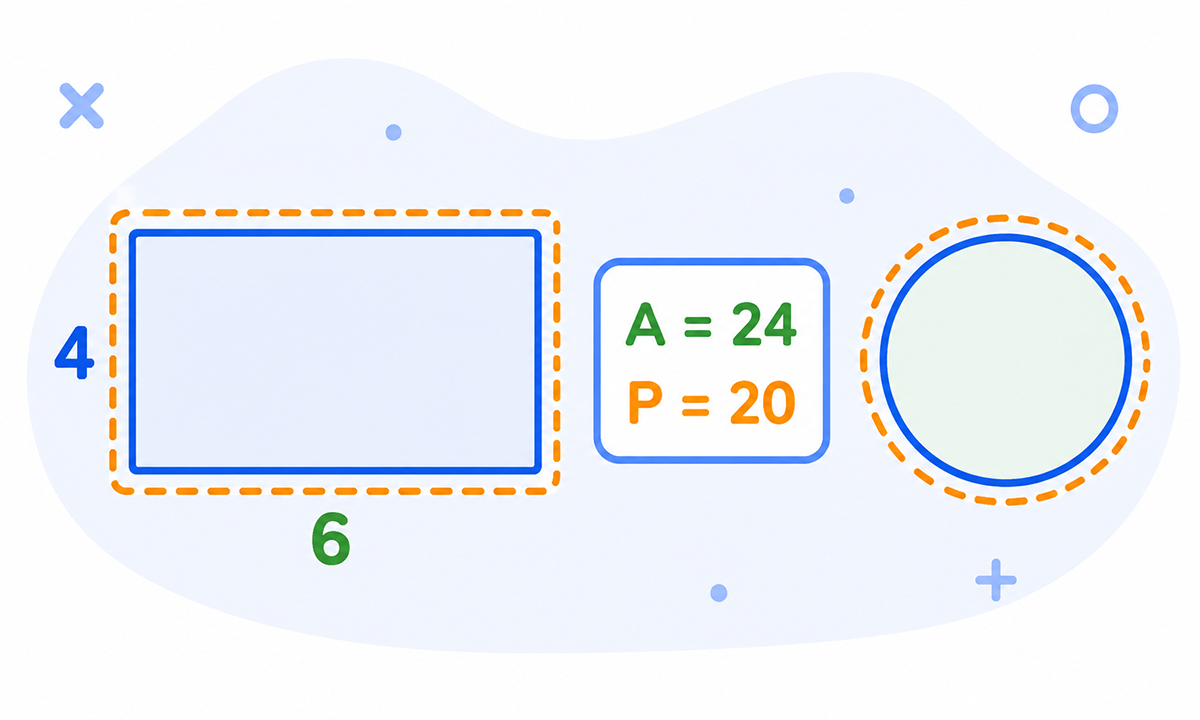 Calculadora de áreas y perímetros