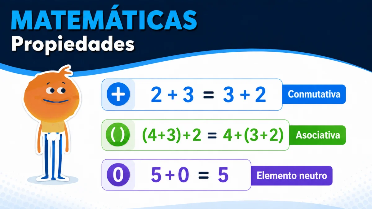 Propiedades de la suma: explicación y ejercicios