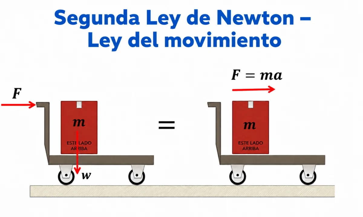 Cuál es la segunda Ley de Newton: fórmula y ejemplos