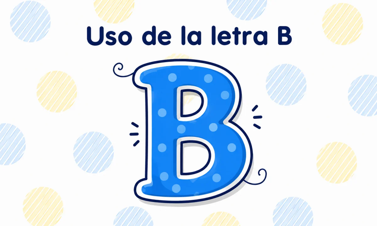 El uso de la b: reglas ortográficas y ejemplos