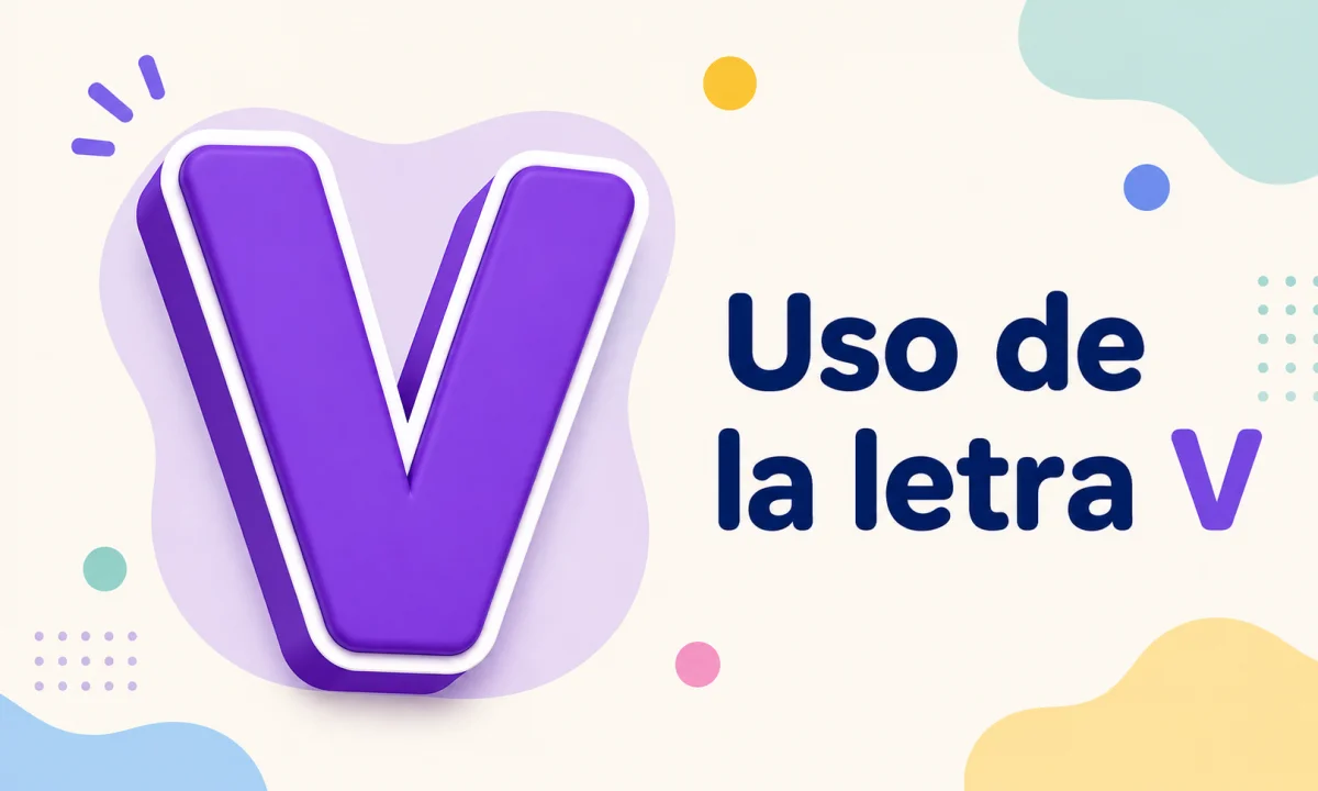El uso de la v: reglas, ejemplos y ejercicios