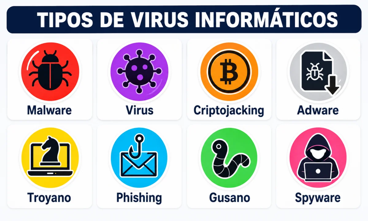 Tipos de virus informáticos y cómo prevenirlos