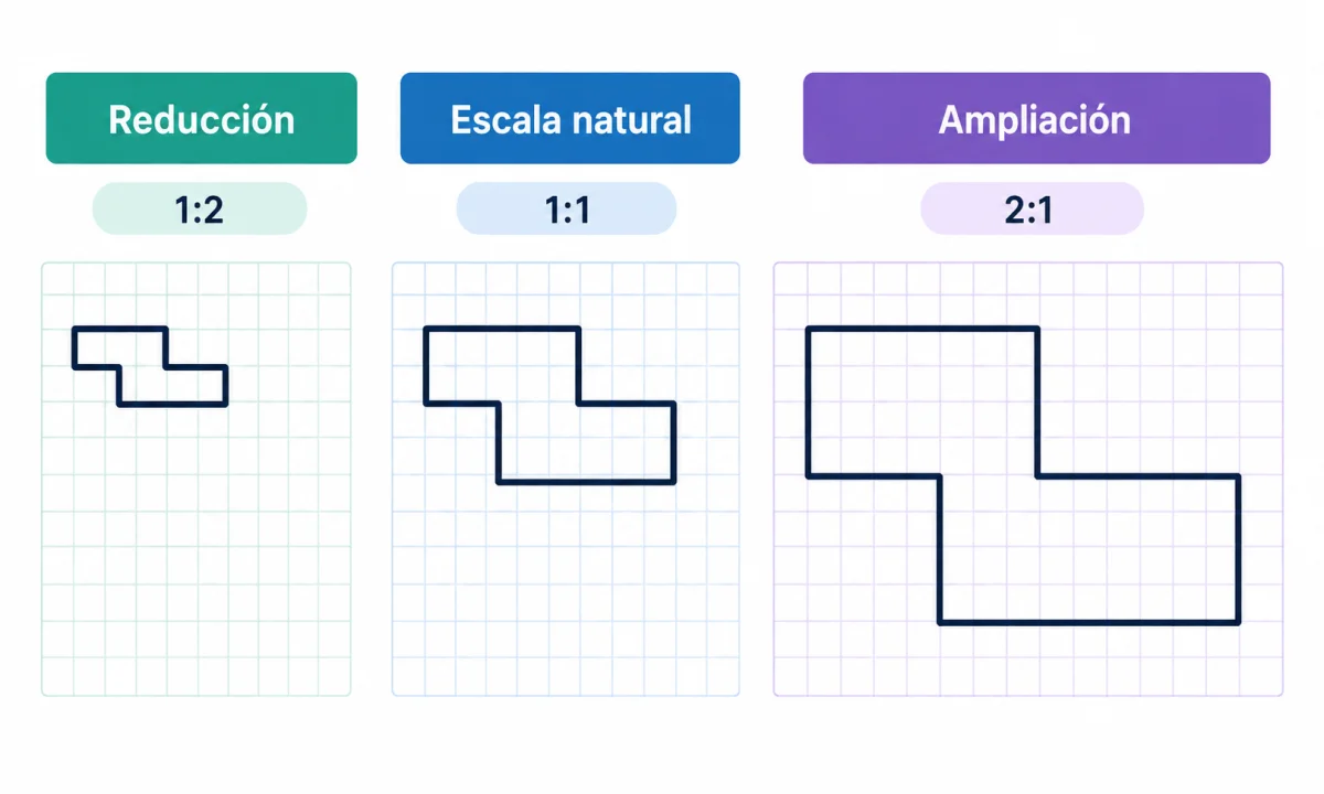Qué es la escala en dibujo técnico y cómo se calcula