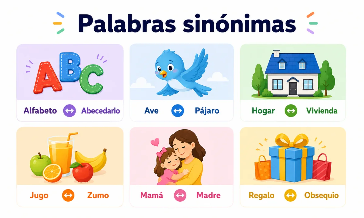 Qué son las palabras sinónimas y cómo identificarlas