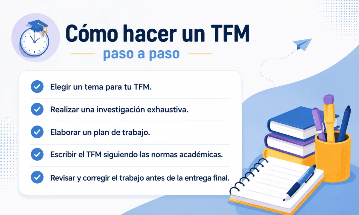 TFM: qué es y cómo se hace paso a paso