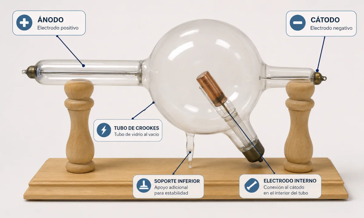 Experimento del tubo de Crookes: resumen y conclusiones