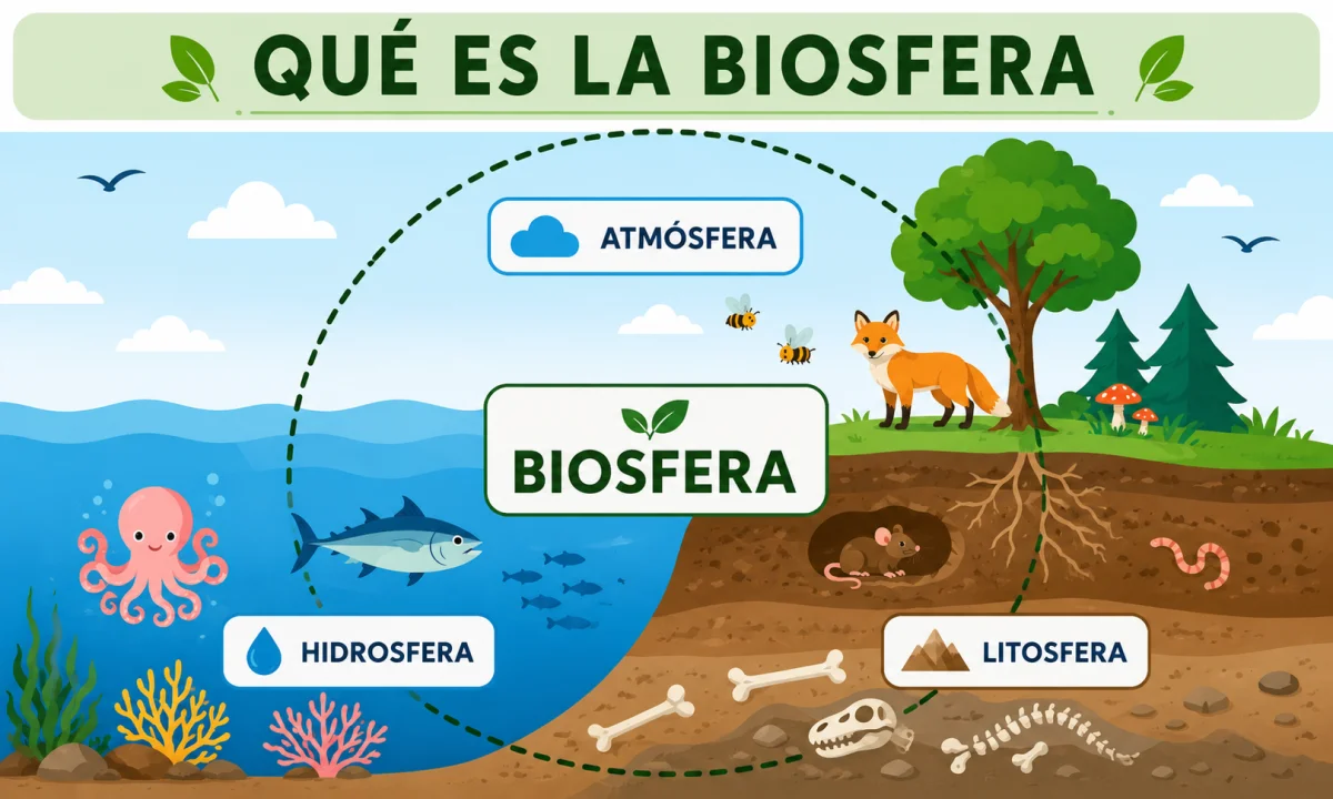 Biosfera: definición para niños y sus partes