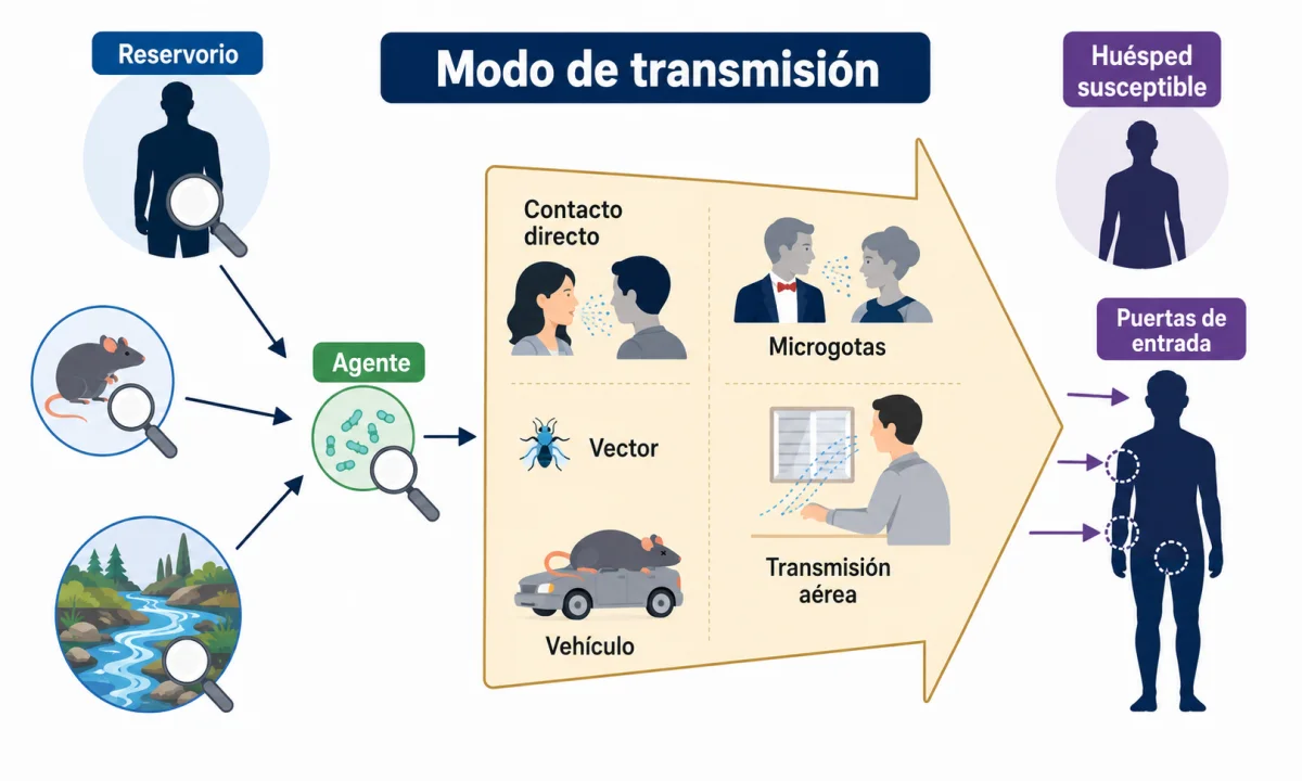Reservorio, huésped y vector: diferencias y funciones