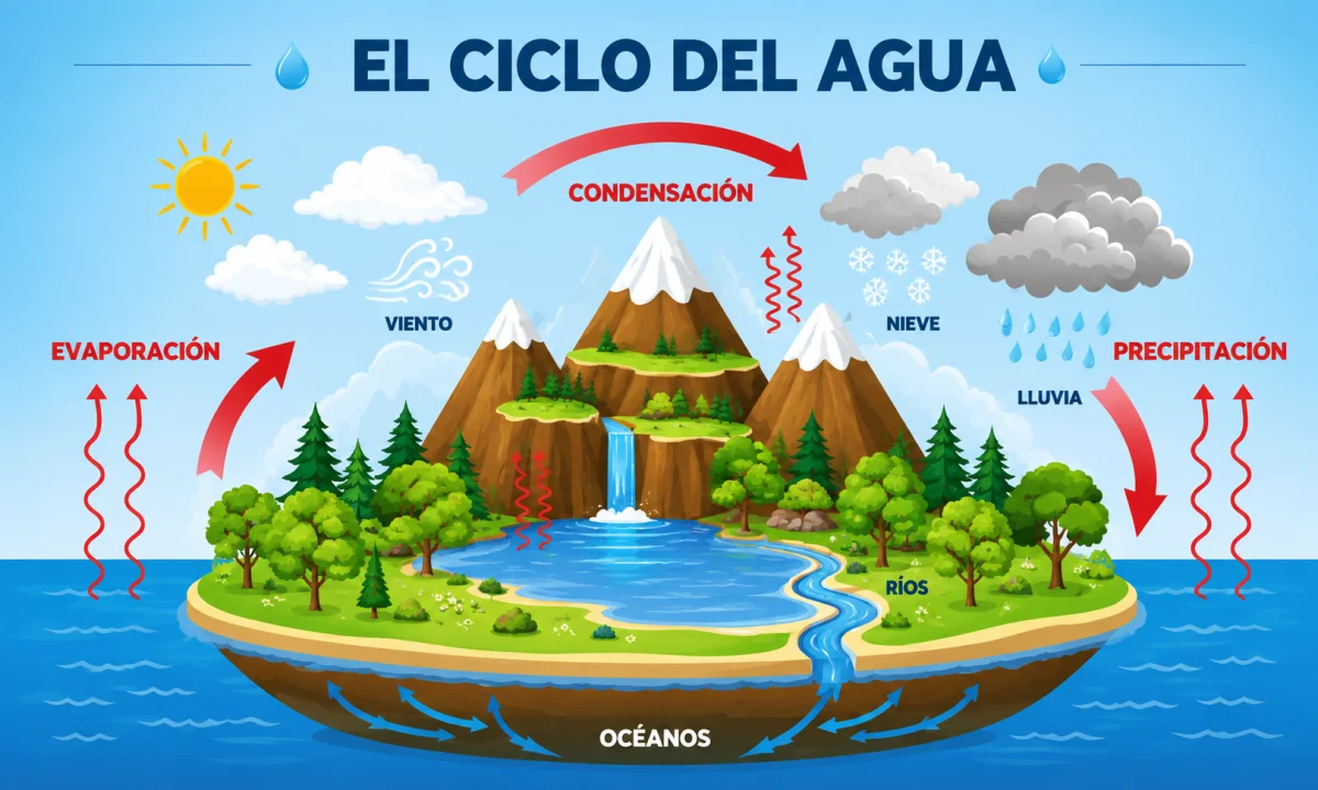 Cómo se forma la lluvia: resumen para niños