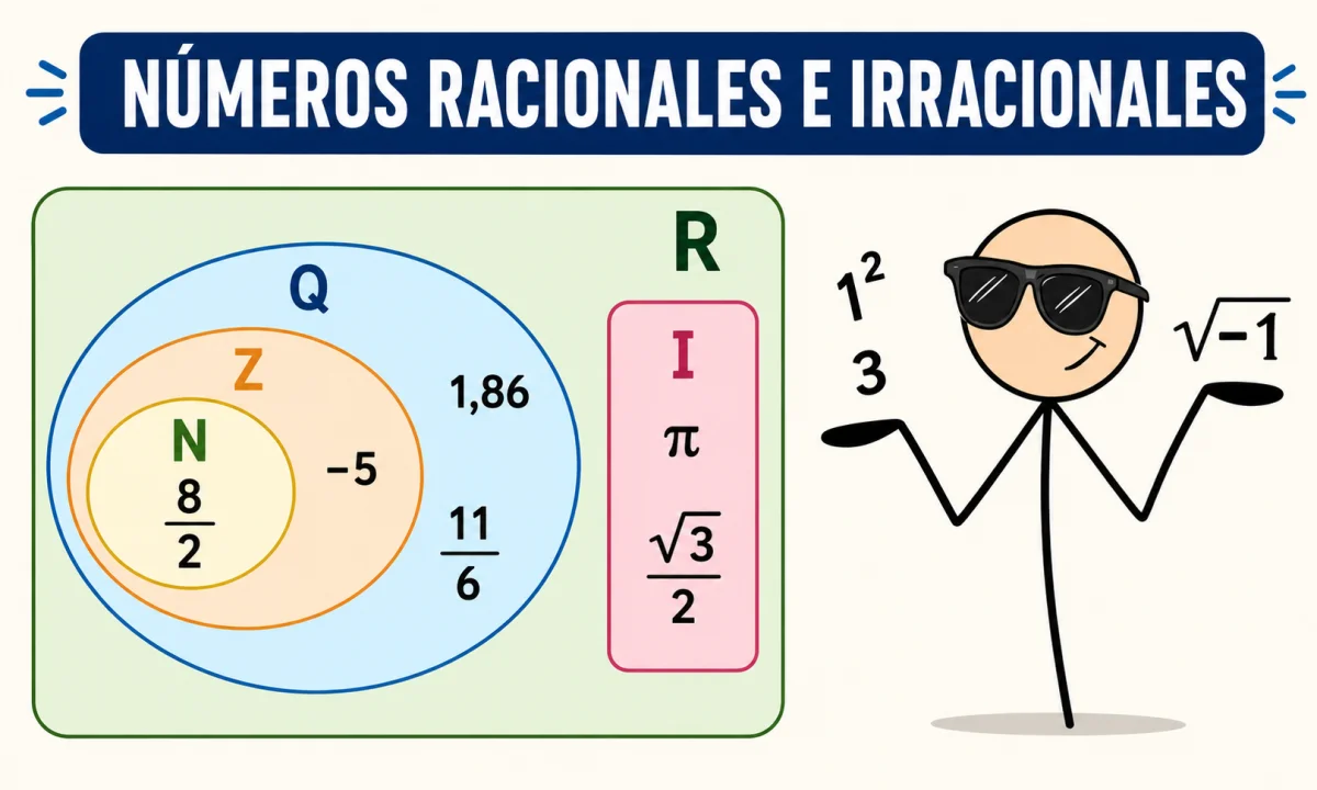 Diferencia entre los números racionales e irracionales: ejemplos y claves para distinguirlos
