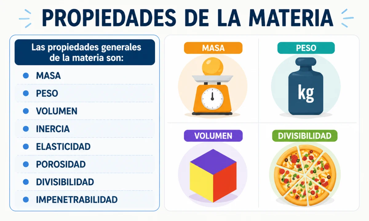 Cuáles son las propiedades específicas de la materia: explicación y ejemplos