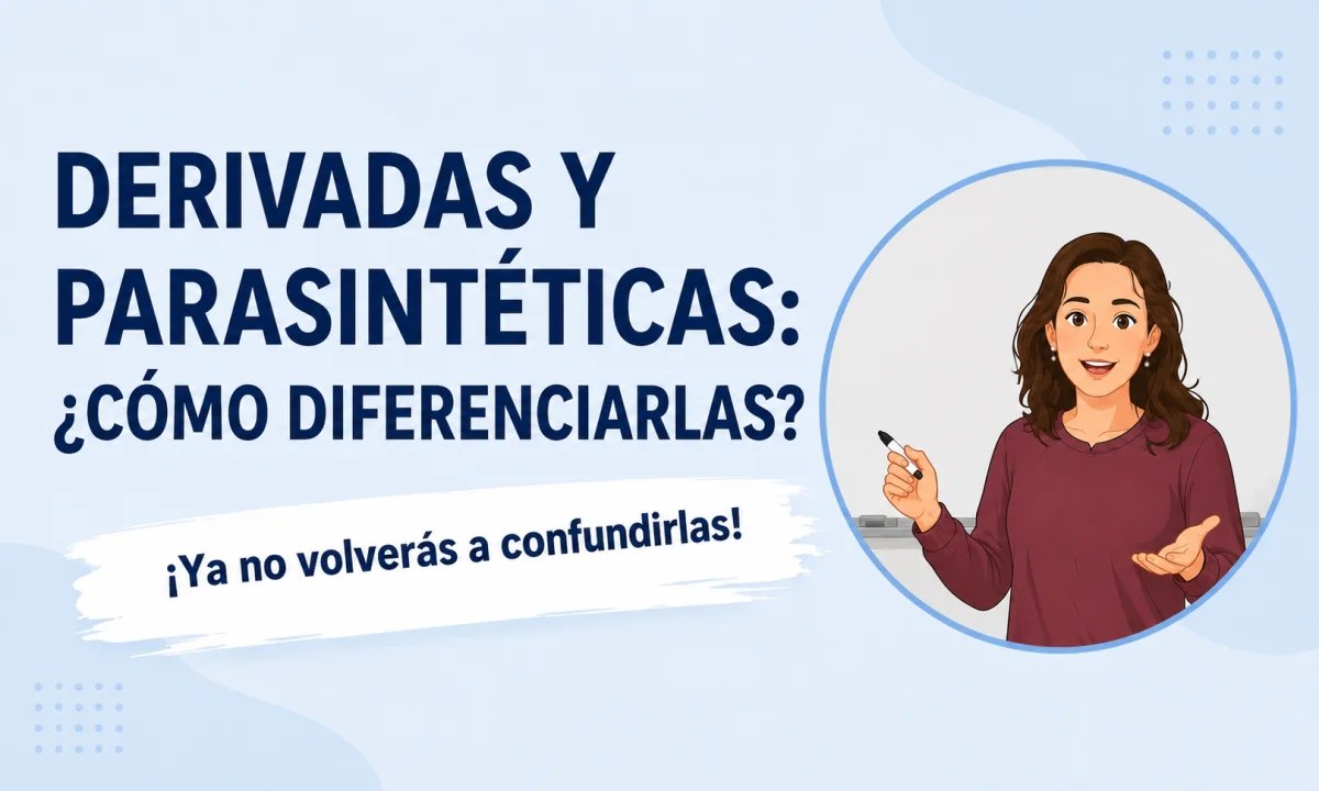 Diferencia entre las palabras derivadas y las palabras parasintéticas: cómo distinguirlas