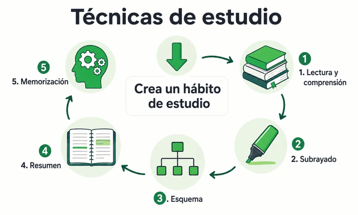 Tipos de técnicas de estudio: ejemplos y cómo aplicarlas