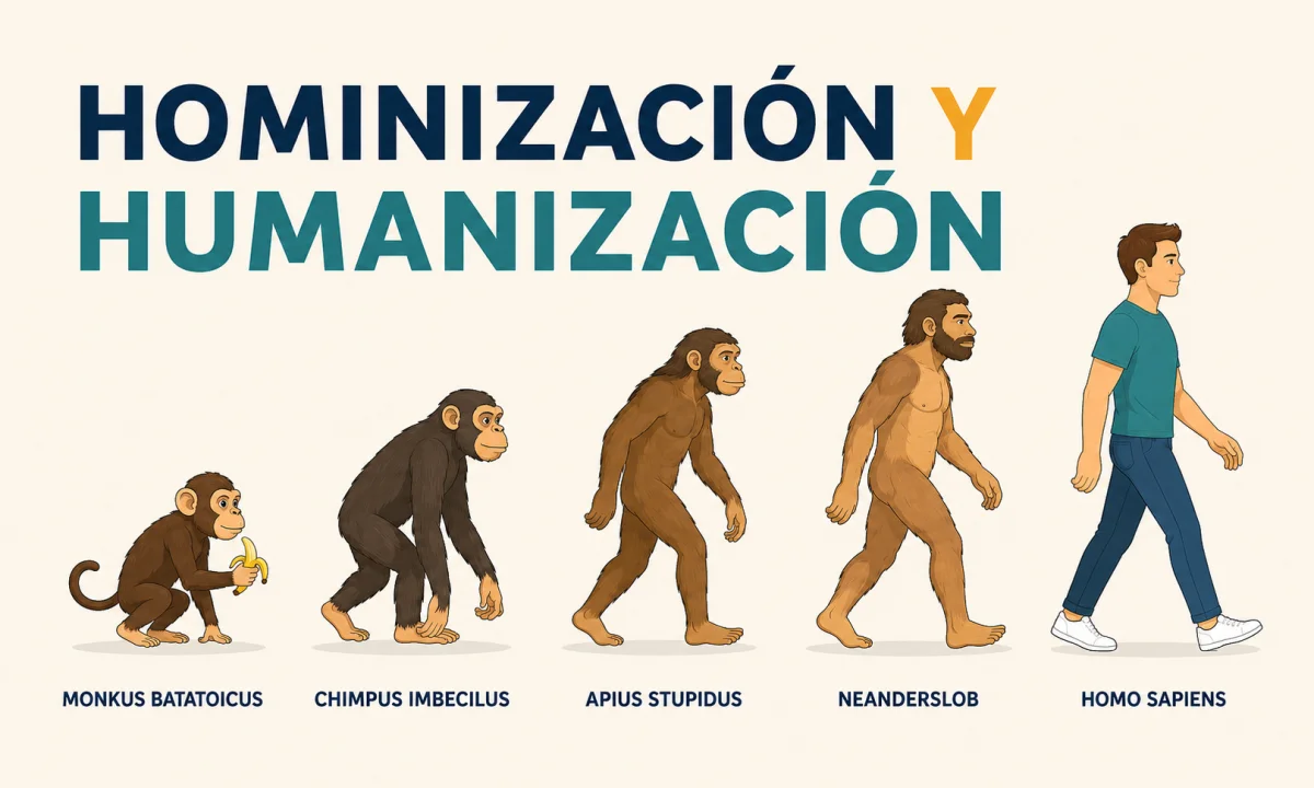 Diferencia entre Hominización y Humanización: conceptos y características