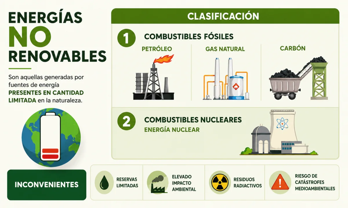 Qué son las energías no renovables