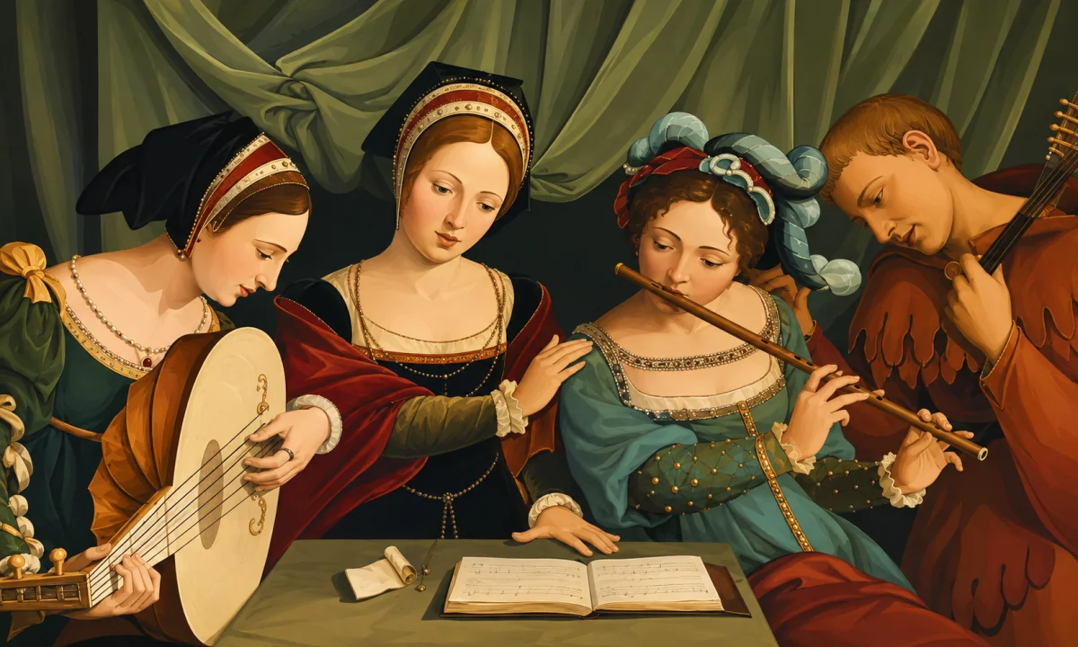 Formas musicales del Renacimiento: música religiosa, profana e instrumental