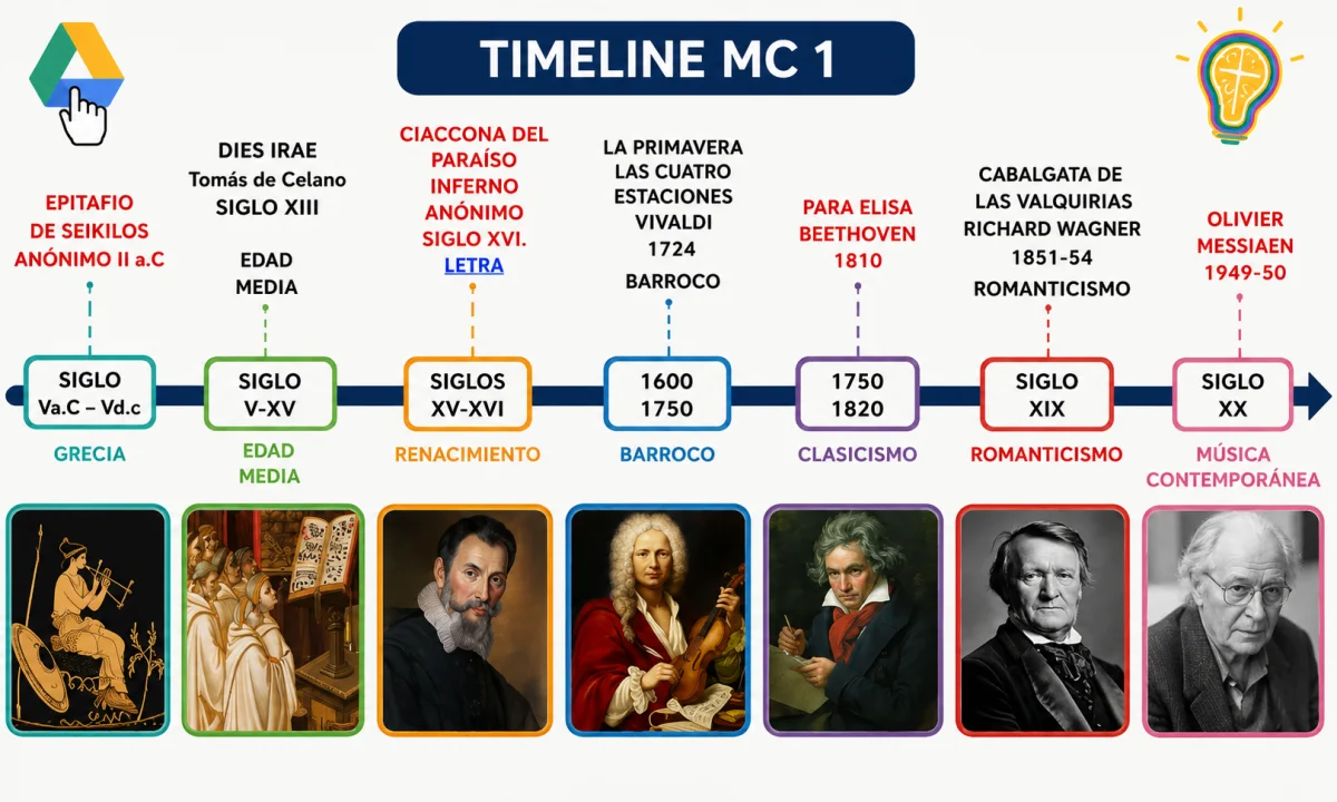 Etapas de la música: evolución a través de la historia