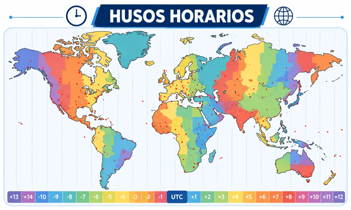Qué son los husos horarios y para qué sirven