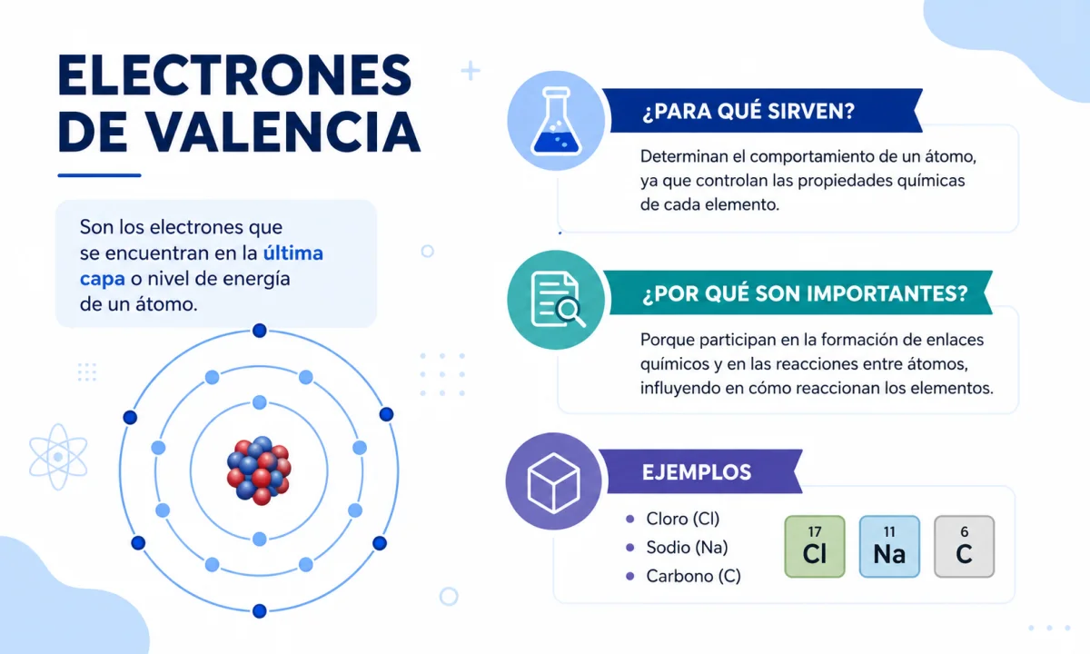Qué son los electrones de valencia y para qué sirven: explicación y ejemplos