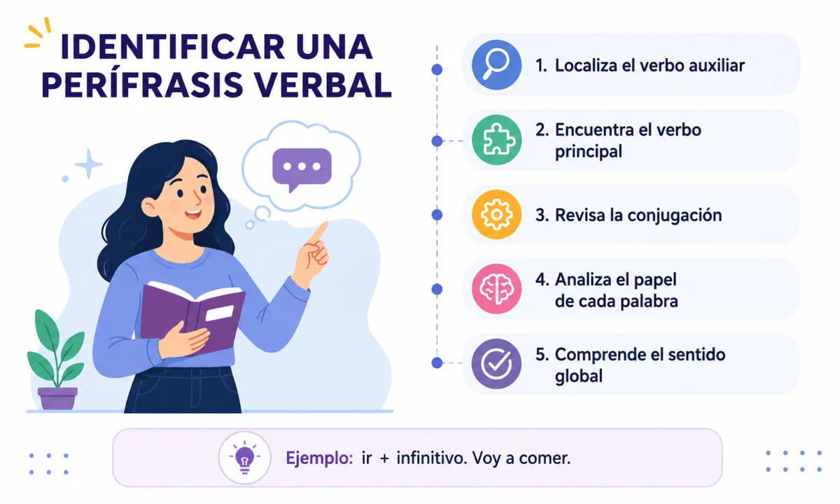 Trucos para reconocer una perífrasis verbal fácilmente