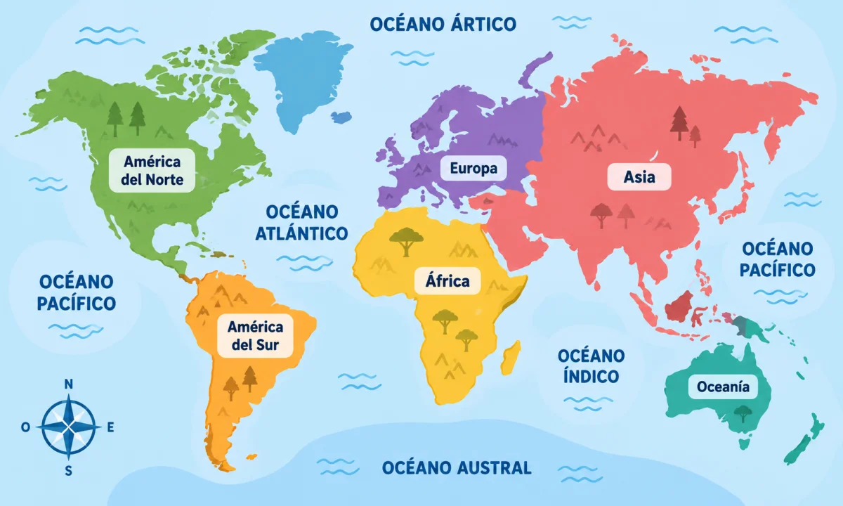 Nombres de los océanos del mundo: mapa, ubicación y características