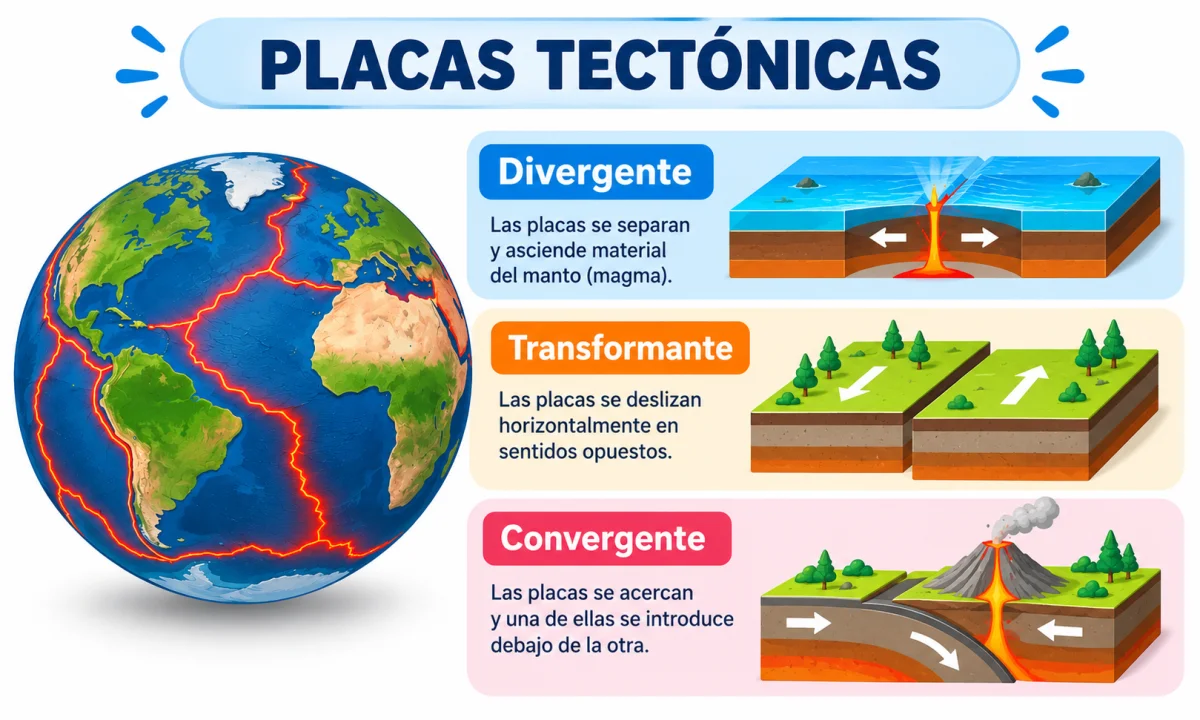 Qué son las placas tectónicas - Resumen para niños