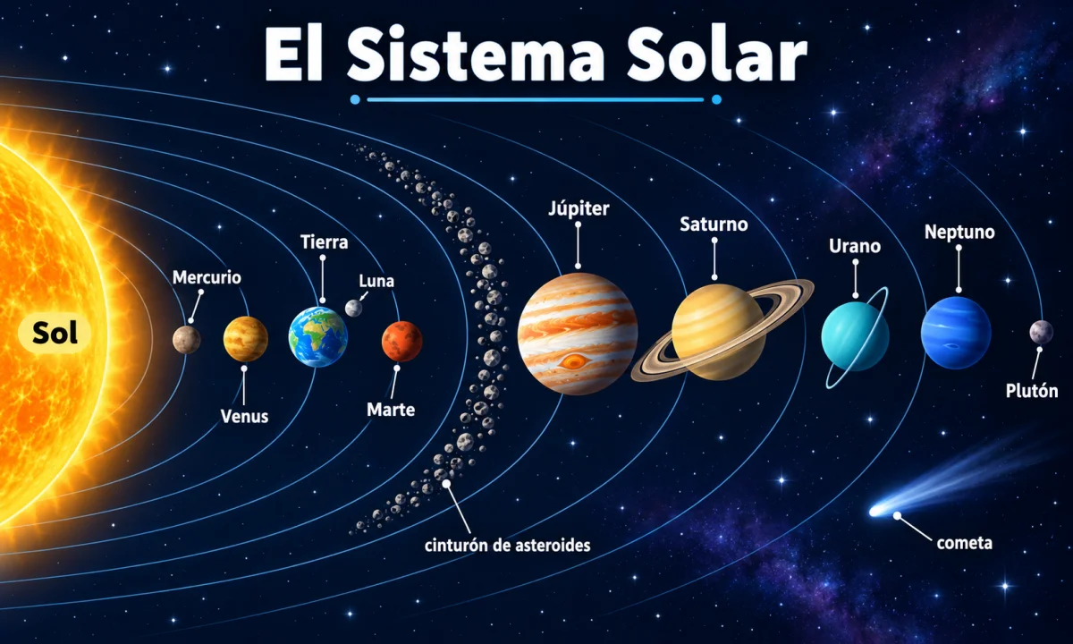 Qué es el sistema solar y cómo está formado: resumen completo