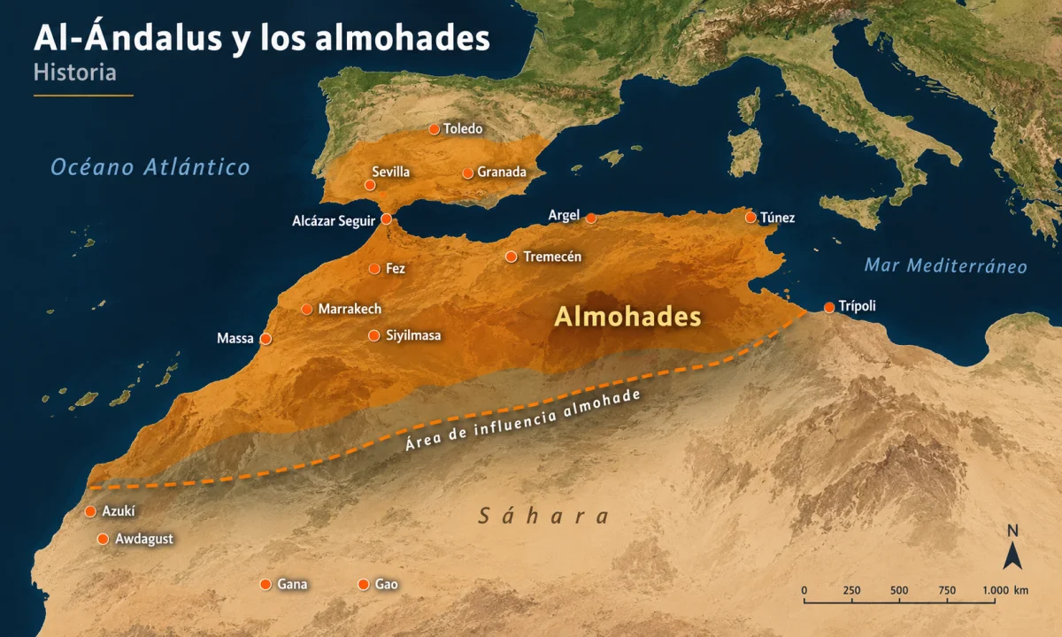 Al-Andalus - Historia resumida y mapa histórico