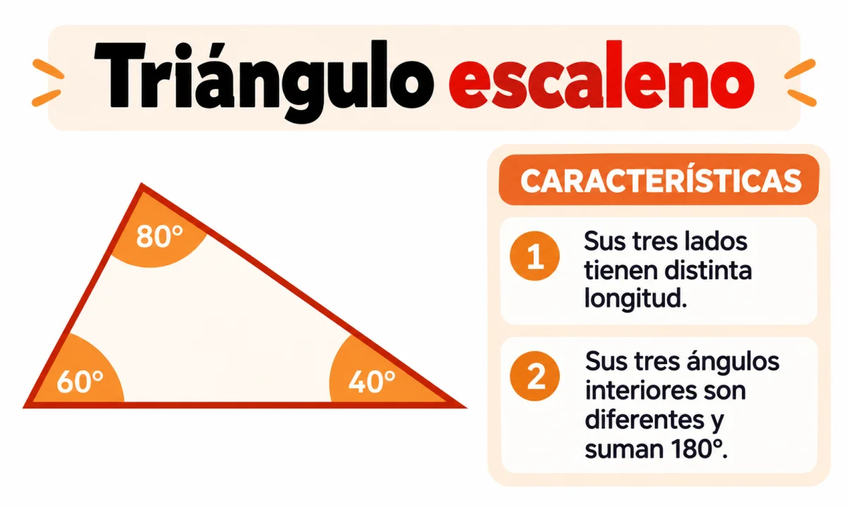 Triángulo escaleno: características y fórmula para calcular su área